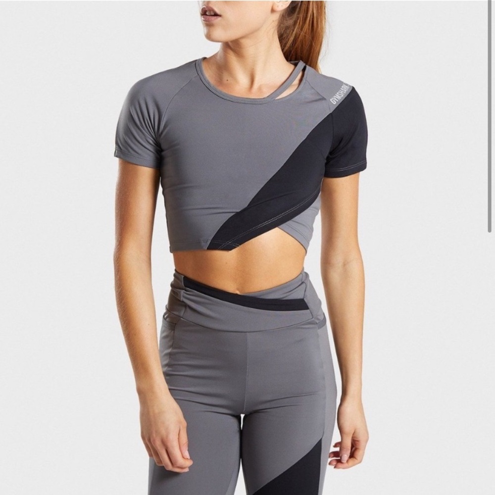 Gymshark Asymmetric Crop Top